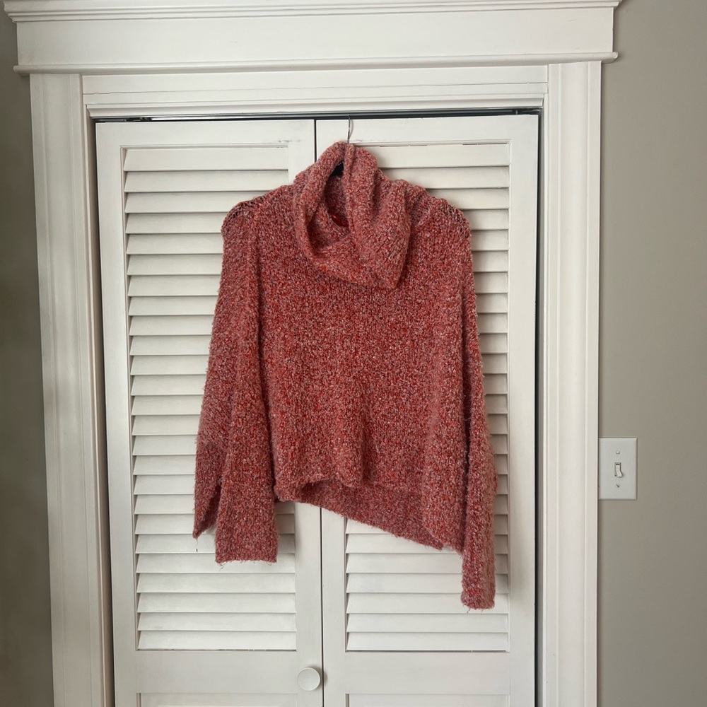 Free People Slouchy Pink Sweater